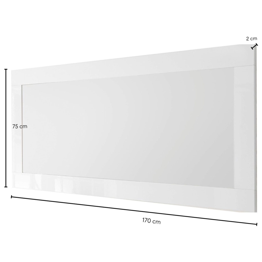 FINERA Mirror 75 x 170 cm White
