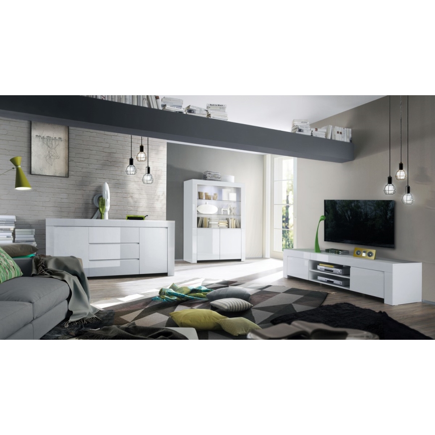 FINERA White Chest of Drawers
