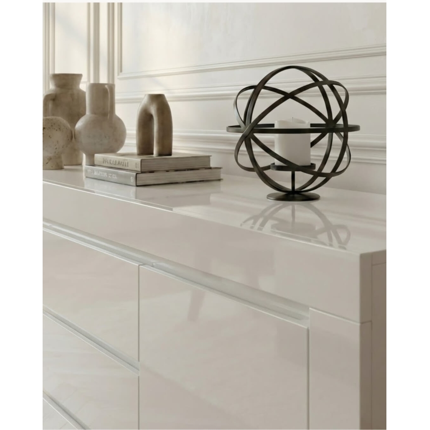 FINERA White Chest of Drawers