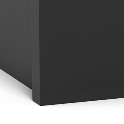 FINO Nightstand 37x32 cm, Black