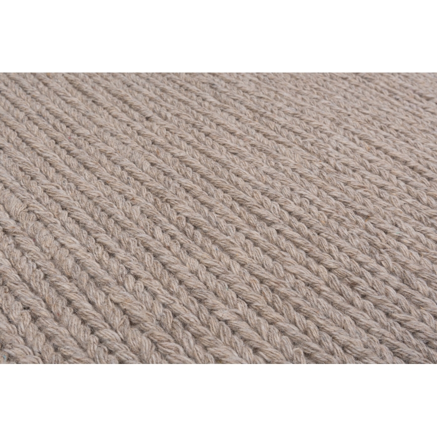 FIR WOOL Natural Rug 120x170 cm 2600 g/m2 Beige