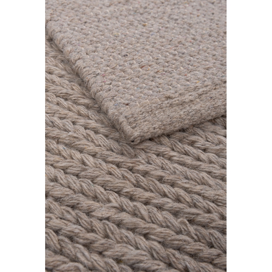 FIR WOOL rug 120x170 cm 2600 g/m2 beige/natural