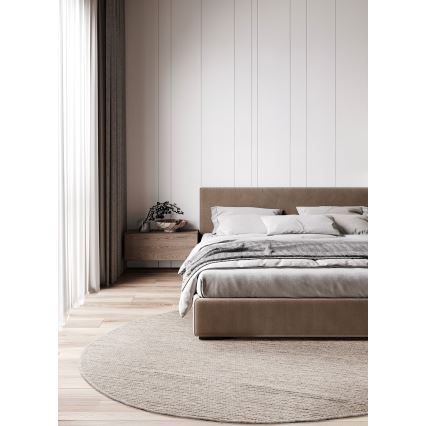 FIR WOOL Rug 160 cm, 2600 g/m2, Beige/Natural
