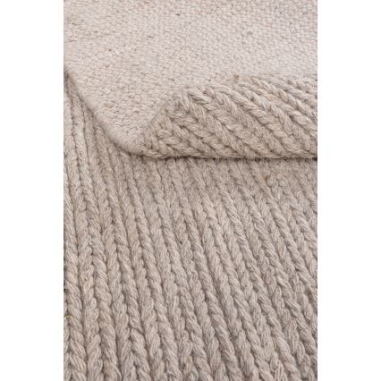 FIR WOOL Rug 160 cm, 2600 g/m2, Beige/Natural