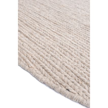 FIR WOOL Rug 160 cm, 2600 g/m2, Beige/Natural