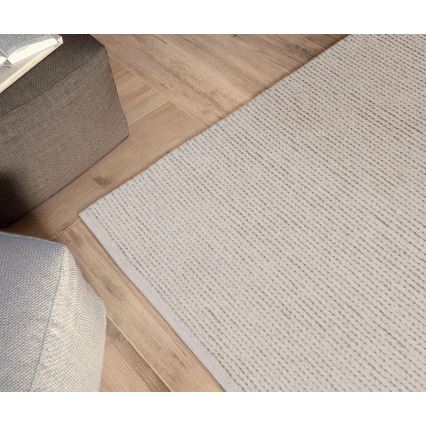 FIR WOOL Rug 160x230 cm, 2600 g/m2, Cream/Natural