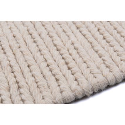 FIR WOOL Rug 160x230 cm, 2600 g/m2, Cream/Natural