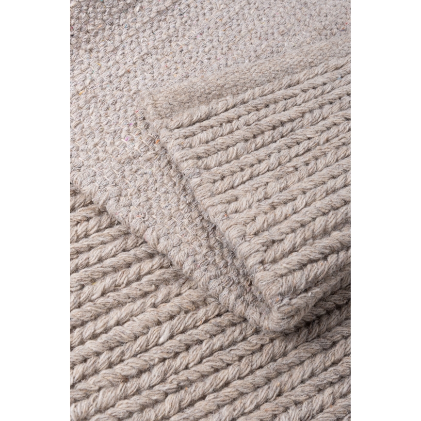 FIR WOOL Rug 200x300 cm 2600 g/m2 beige/natural