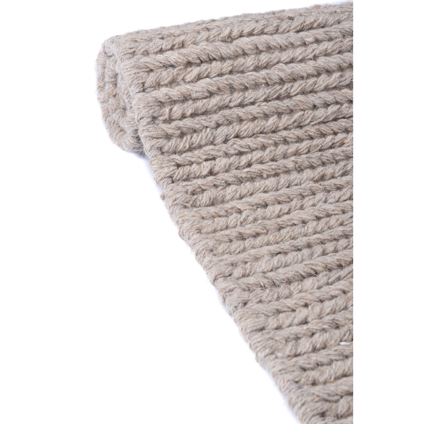 FIR WOOL Rug 200x300 cm 2600 g/m2 beige/natural