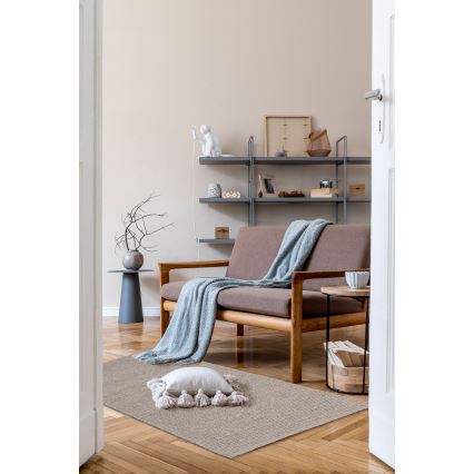 FIR WOOL Rug 70 x 140 cm, 2600 g/m², Beige/Natural