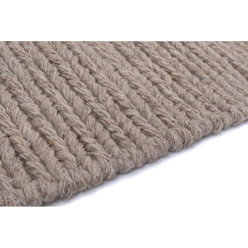 FIR WOOL Rug 70 x 140 cm, 2600 g/m², Beige/Natural