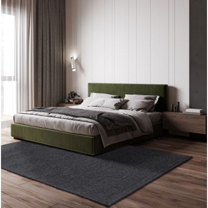 FIR WOOL Rug 70x140 cm 2600 g/m2 Anthracite/Natural