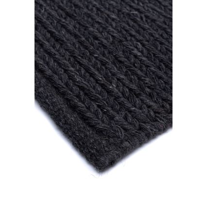 FIR WOOL Rug 70x140 cm 2600 g/m2 Anthracite/Natural