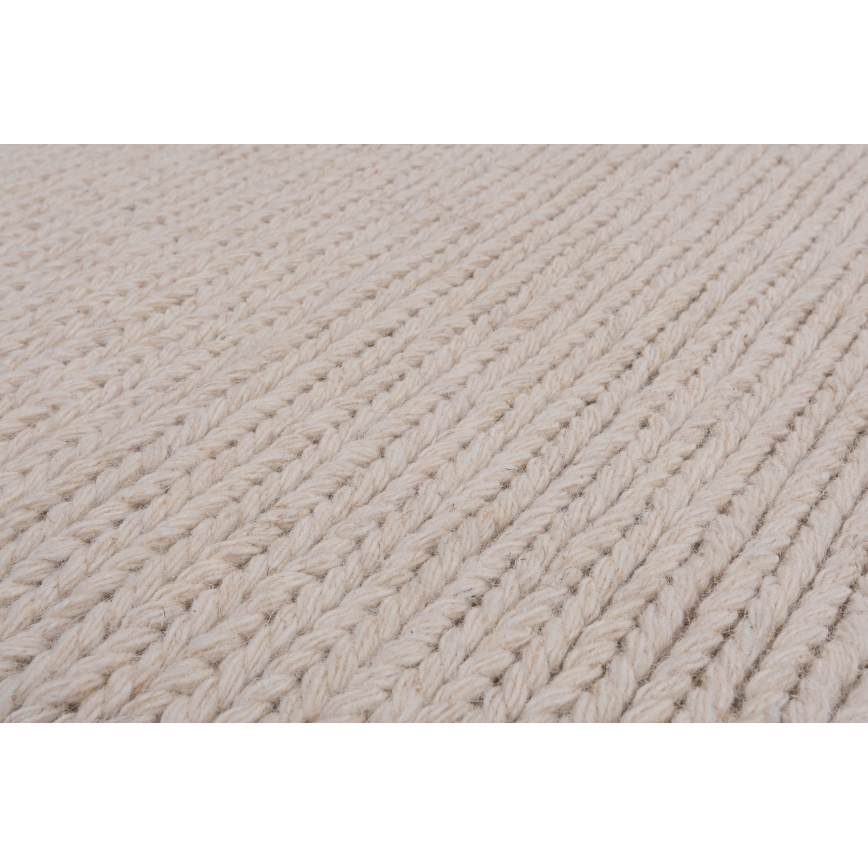 FIR WOOL Rug 70x140 cm 2600 g/m2 Cream/Natural