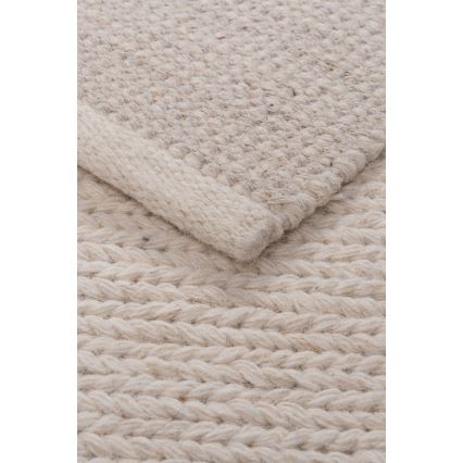 FIR WOOL Rug 70x140 cm 2600 g/m2 Cream/Natural