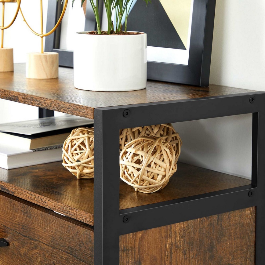 FIRA Shoe Cabinet Brown/Black