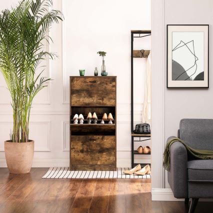 FIRA Shoe Cabinet, Brown