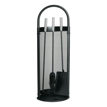 Fireplace tools 4 pcs anthracite