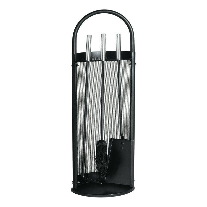 Fireplace tools 4 pcs anthracite