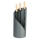 Fireplace tools 4 pcs anthracite/spruce