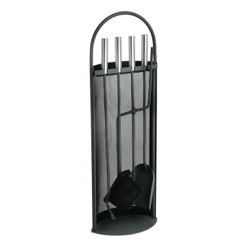 Fireplace tools 5 pcs anthracite
