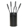 Fireplace tools 5 pcs black