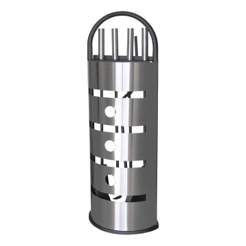 Fireplace tools 5 pcs shiny chrome