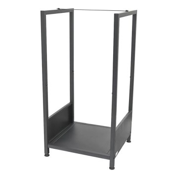 Firewood rack 39x35x76 cm black