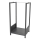 Firewood rack 39x35x76 cm black