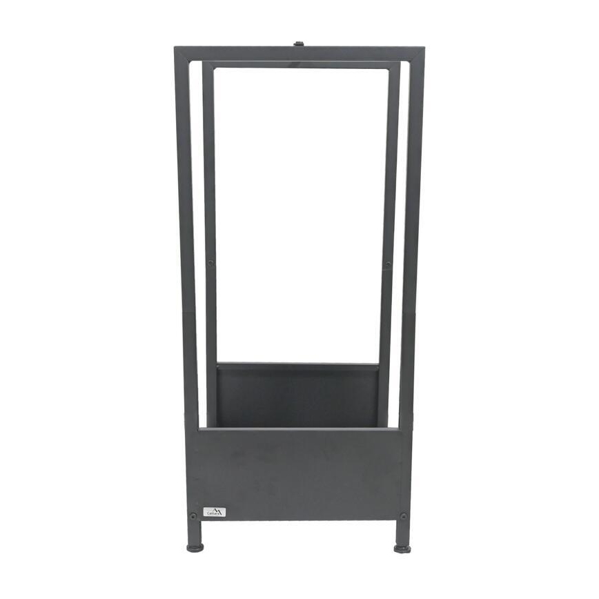 Firewood rack 39x35x76 cm black