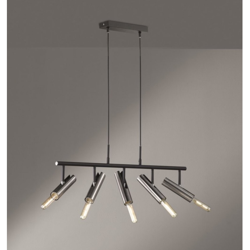 Fischer & Honsel 60369 - Chandelier on a string DEAN 5xE27/25W/230V