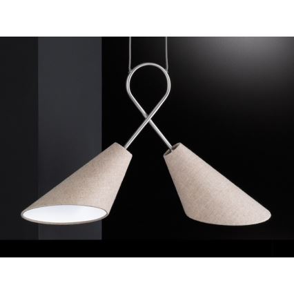 Fischer & Honsel 65170 - Chandelier on a string SAGA 2xE27/12W/230V