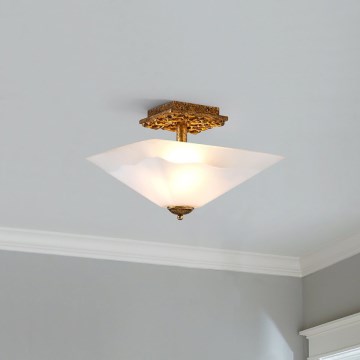 Flambeau STAR-F-S-DG - STAR ceiling light 2xE27/40W/230V copper