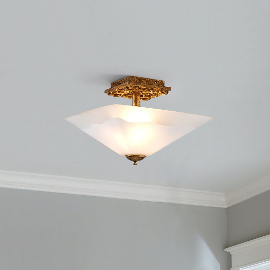 Flambeau STAR-F-S-DG - STAR ceiling light 2xE27/40W/230V copper