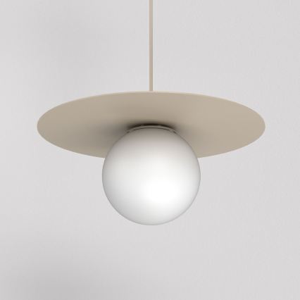 FLAT cable-hung pendant light 1xE27/15W/230V beige
