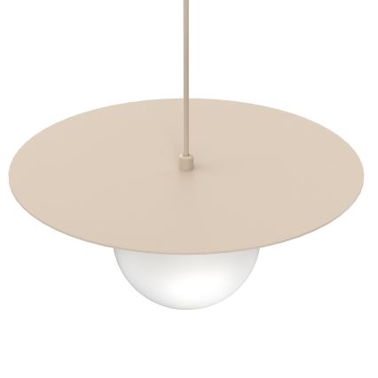 FLAT cable-hung pendant light 1xE27/15W/230V beige
