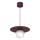 FLAT cable pendant light 1xE27/15W/230V burgundy