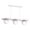 FLAT Cable Pendant Light 3x E27/15W/230V, Cream