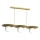 FLAT Cable Pendant Light, 3× E27 / 15W / 230V — Gold