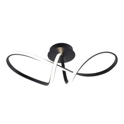 FLAVIA LED Ceiling Light 33W/230V, 24×61 cm, Black