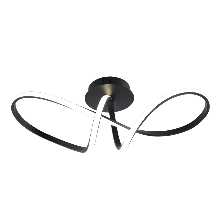 FLAVIA LED Ceiling Light 33W/230V, 24×61 cm, Black