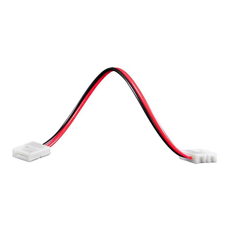 Flexible bifacial angular connector for 2-pin LED strips 8 mm