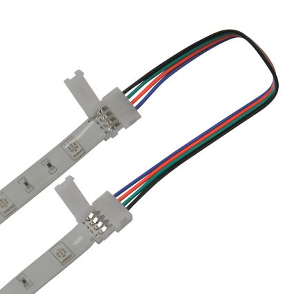 Flexible bifacial connector for RGB LED strips 4pin 10 mm