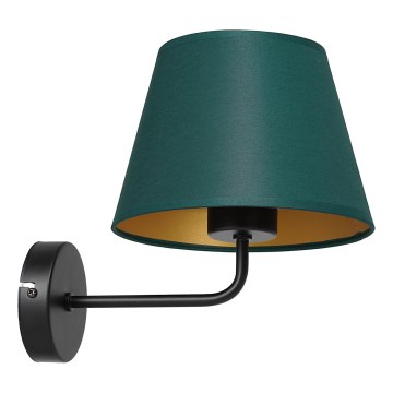 Flexible light ARDEN 1xE27/60W/230V green/gold