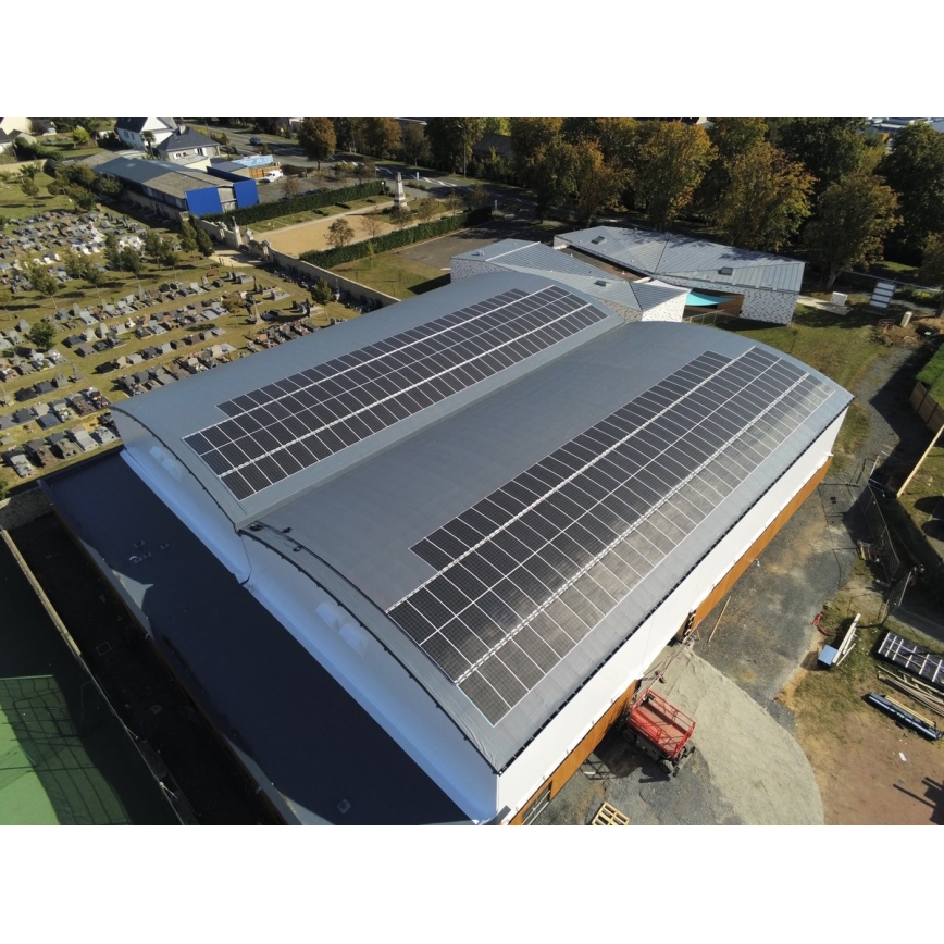 Flexible photovoltaic solar panel SUNMAN 430Wp IP68 Half Cut