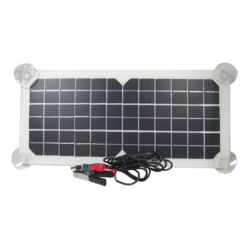 Flexible photovoltaic solar panel with USB, 20W/12V
