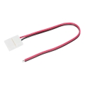 Flexible single-sided connector for 2-pin LED strips 8 mm