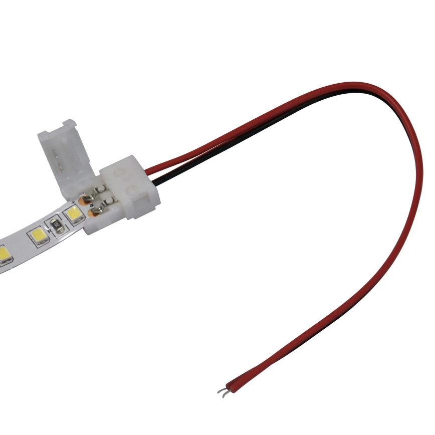 Flexible single-sided connector for 2-pin LED strips 8 mm