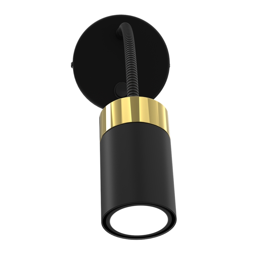 Flexible small lamp JOKER 1xGU10/8W/230V black/gold