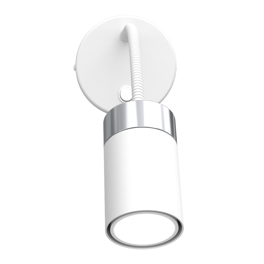 Flexible small lamp JOKER 1xGU10/8W/230V white/matte chrome